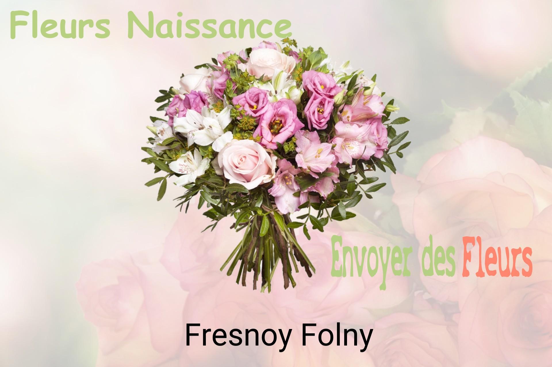Bouquet de fleurs de naissance livré à Fresnoy-Folny
